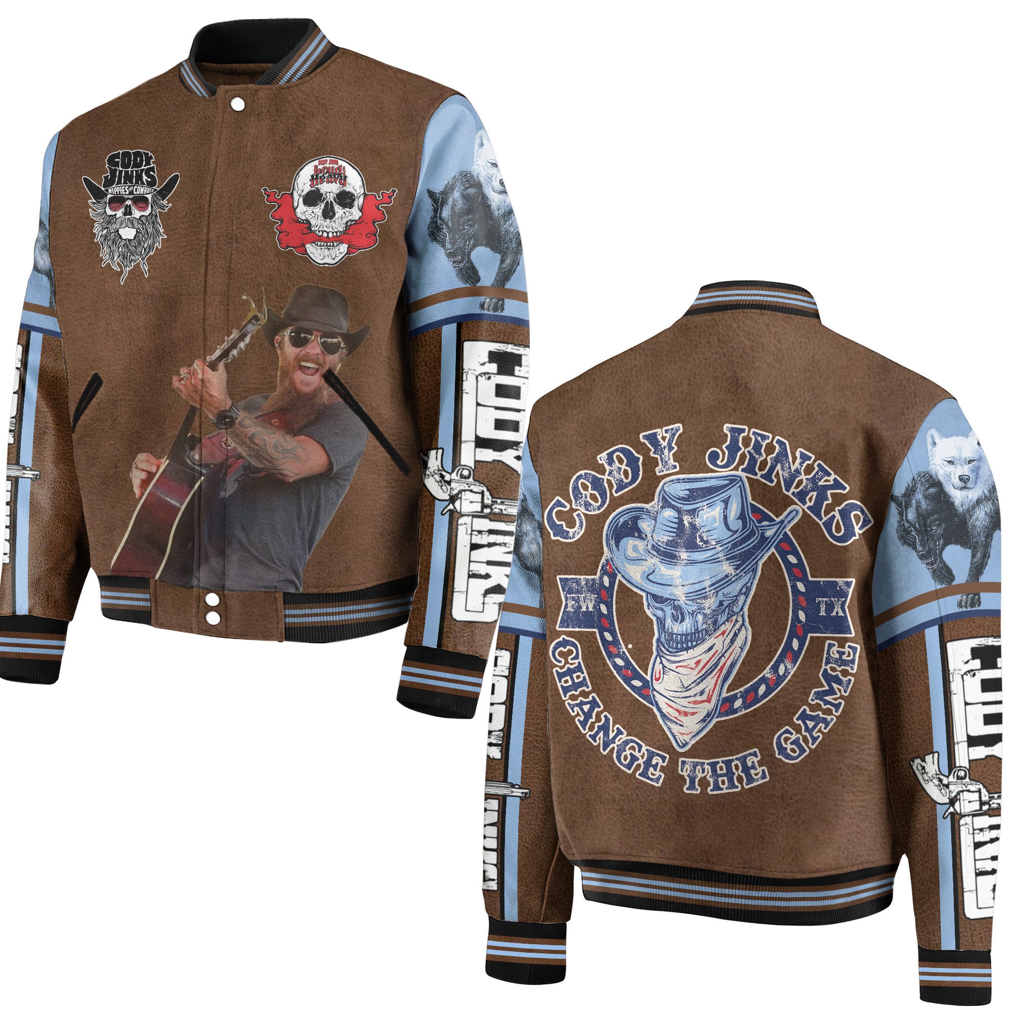 Cody Jinks New Bomber Baseball Jacket For Fan