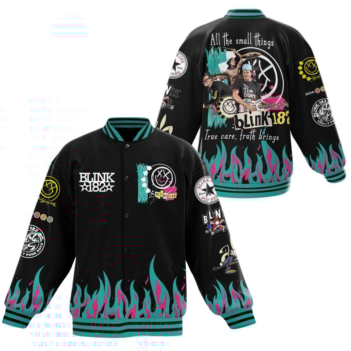 Blink 182 New Bomber Baseball Jacket For Fan