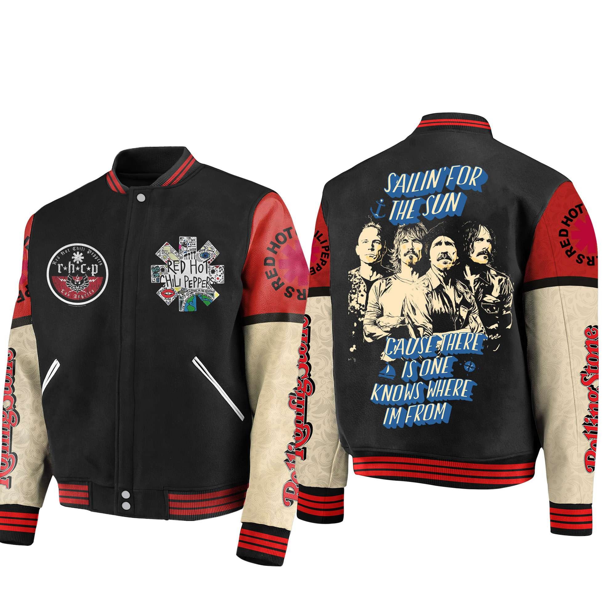 Red Hot Chili Peppers New Bomber Baseball Jacket For Fan