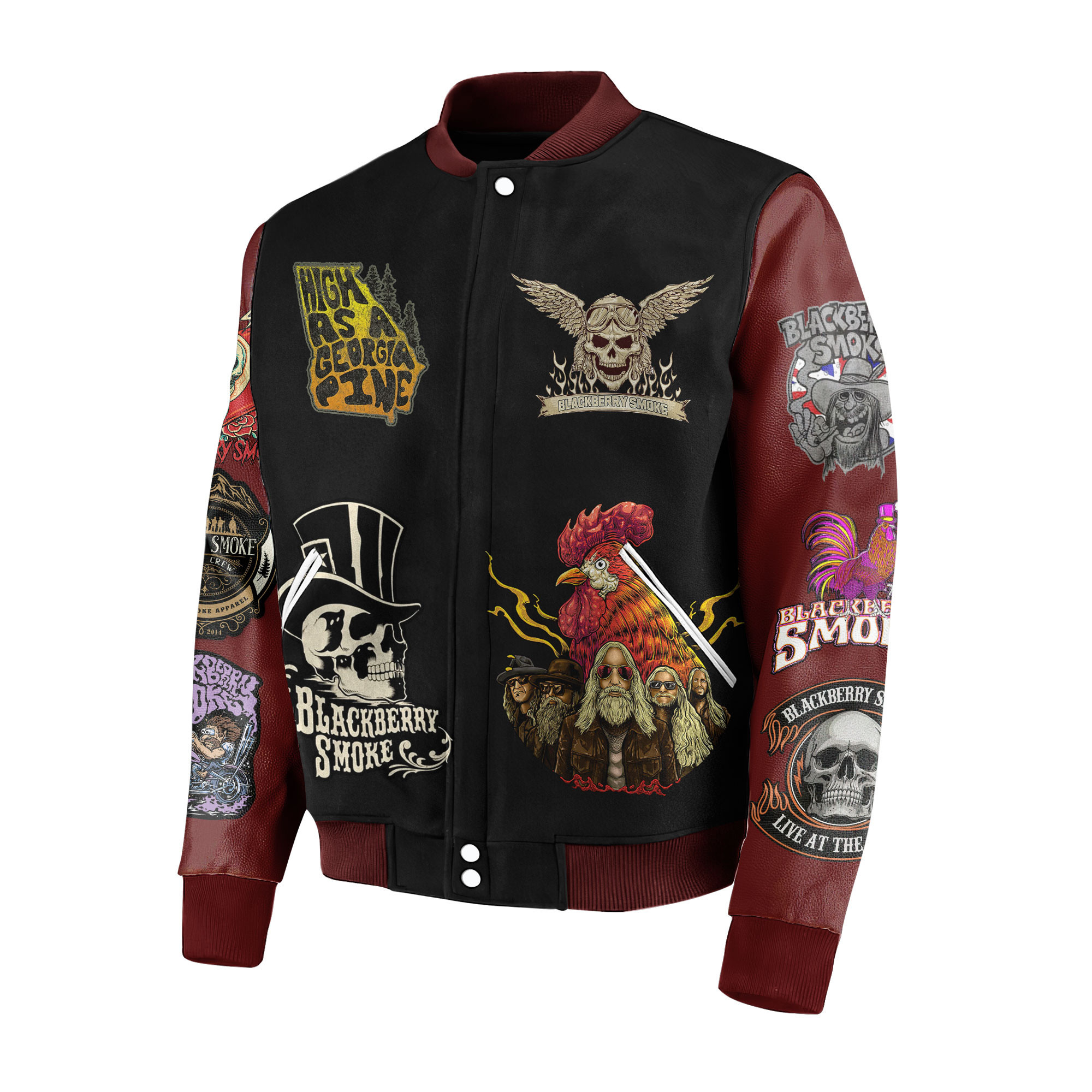 Blackberry Smoke New Bomber Baseball Jacket For Fan