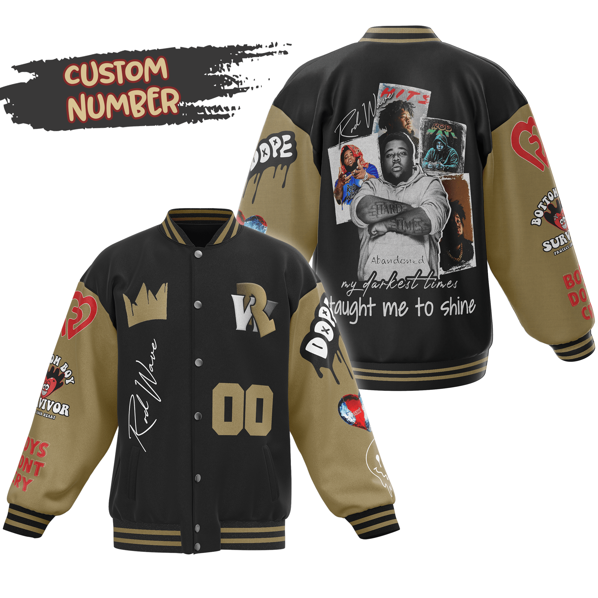 Rod Wave New Bomber Baseball Jacket For Fan