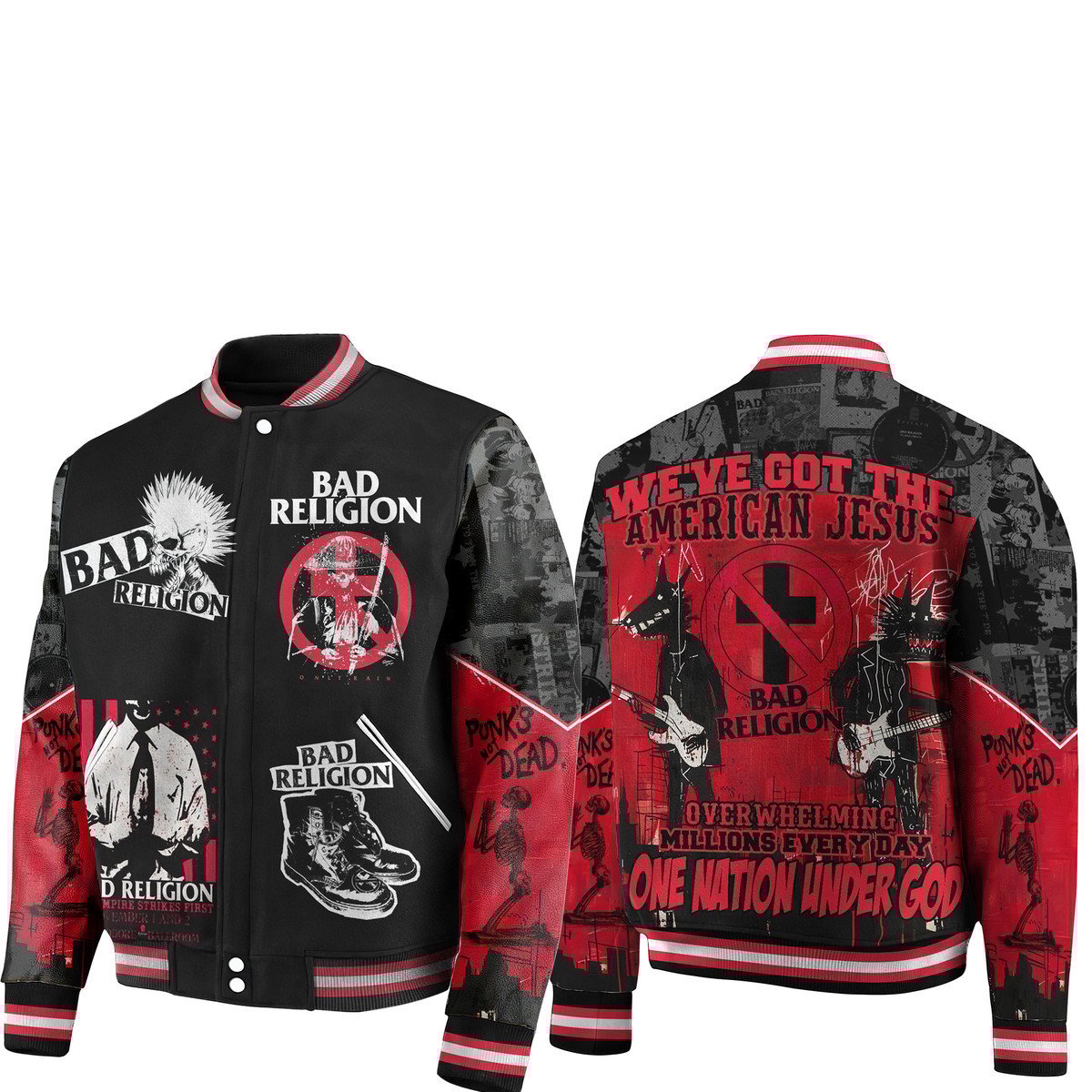 Bad Religion New Bomber Baseball Jacket For Fan