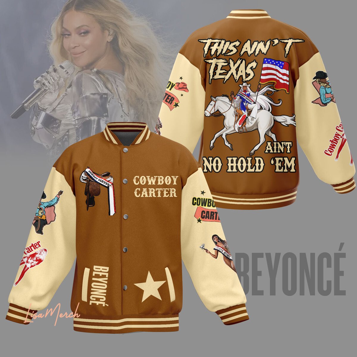 Beyonce New Bomber Baseball Jacket For Fan