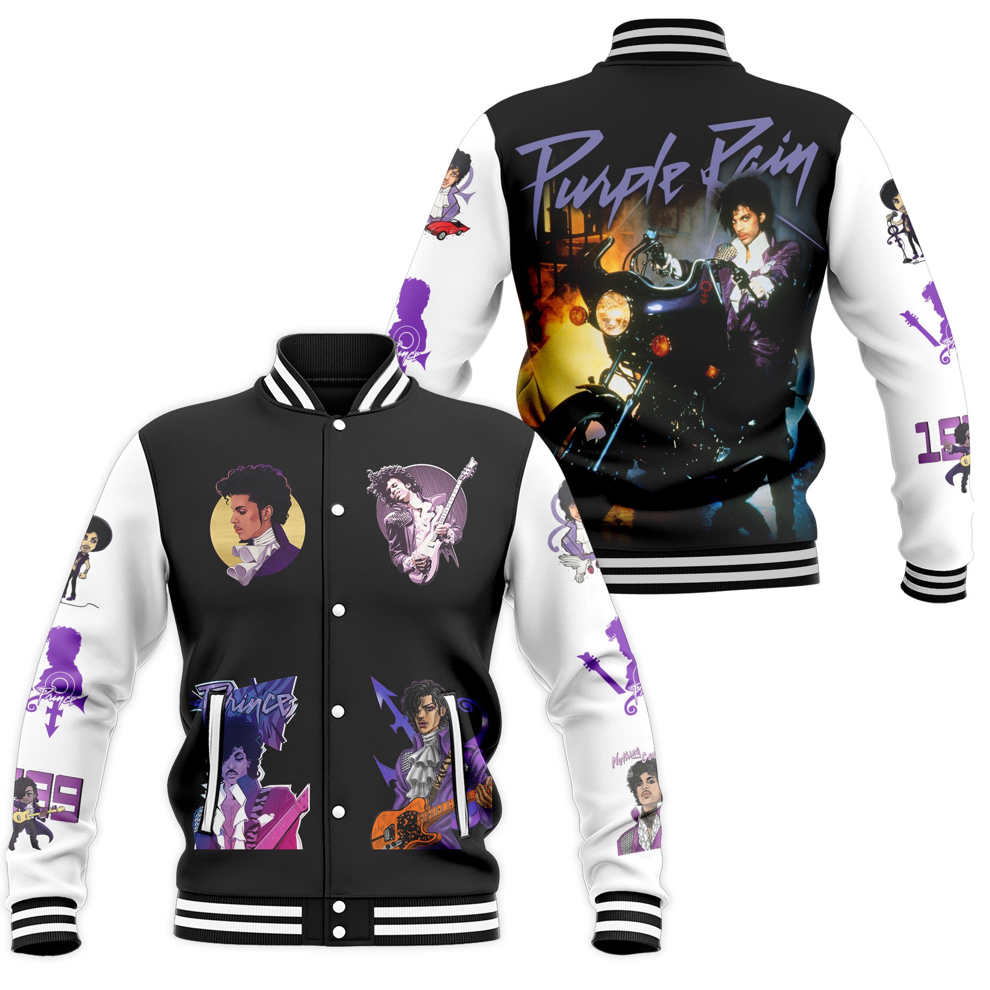 Prince New Bomber Baseball Jacket For Fan