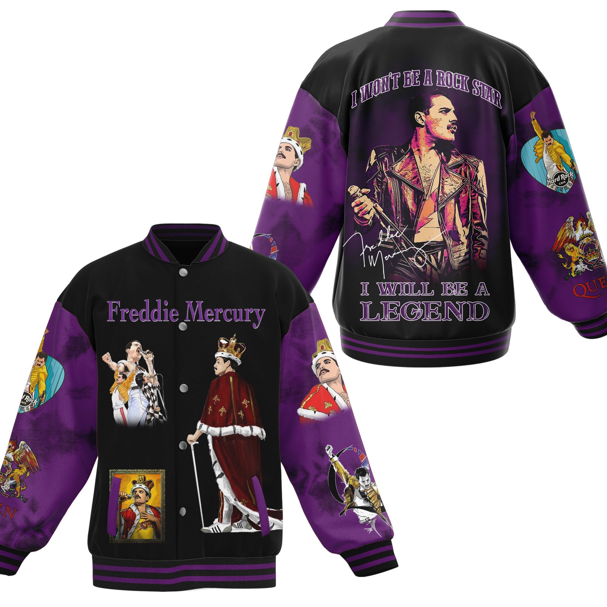 Queen Freddie Mercury New Bomber Baseball Jacket For Fan