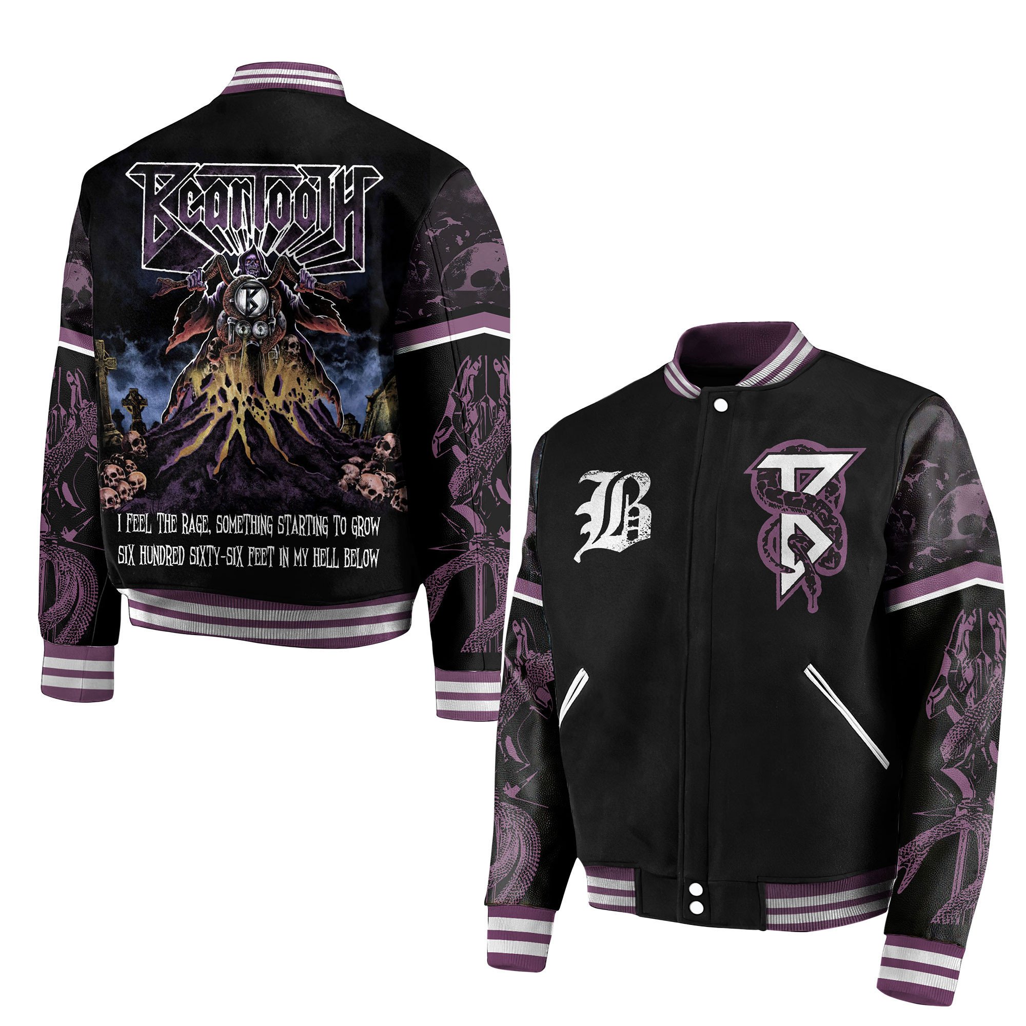 Beartooth New Bomber Baseball Jacket For Fan
