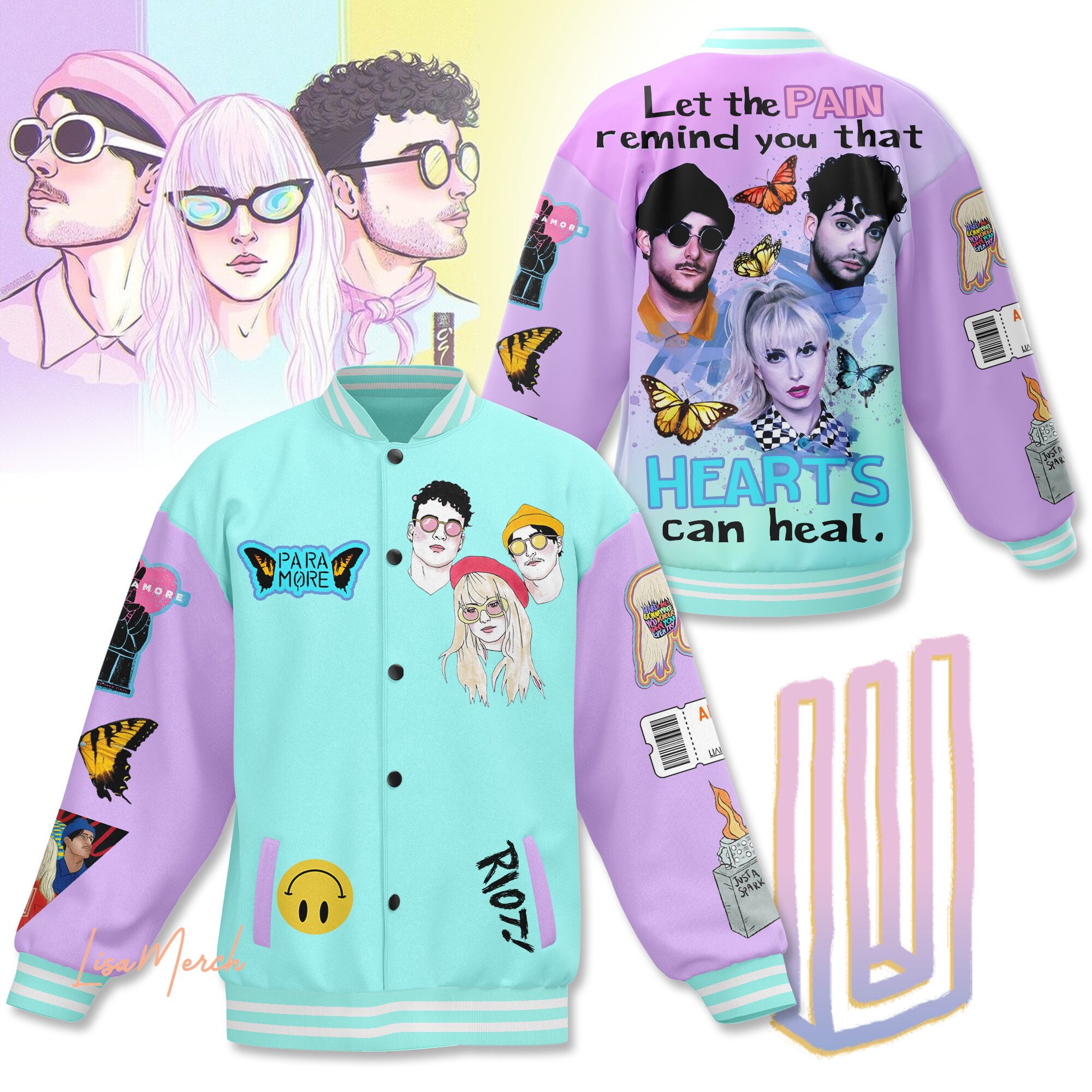 Paramore New Bomber Baseball Jacket For Fan