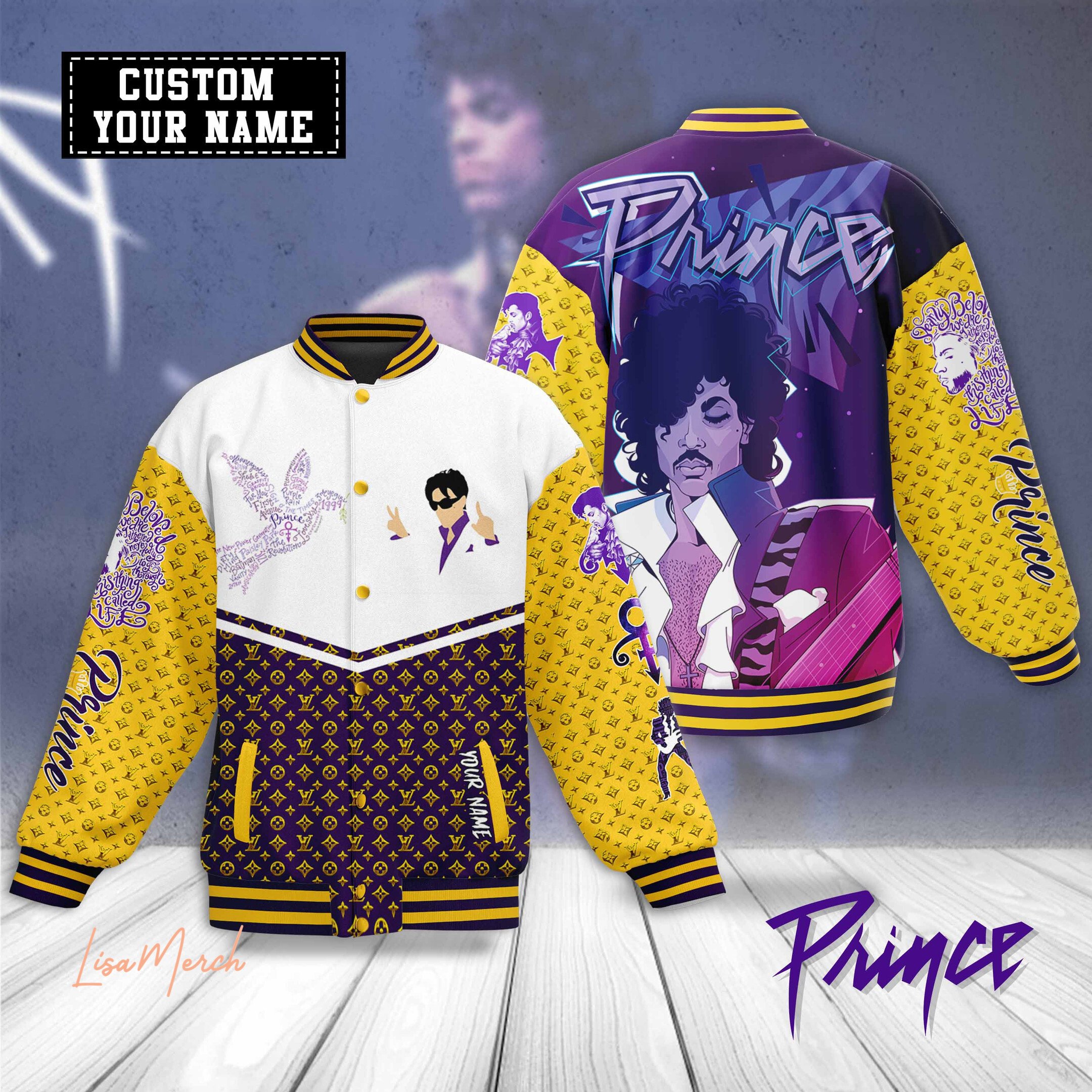 Prince New Bomber Baseball Jacket For Fan