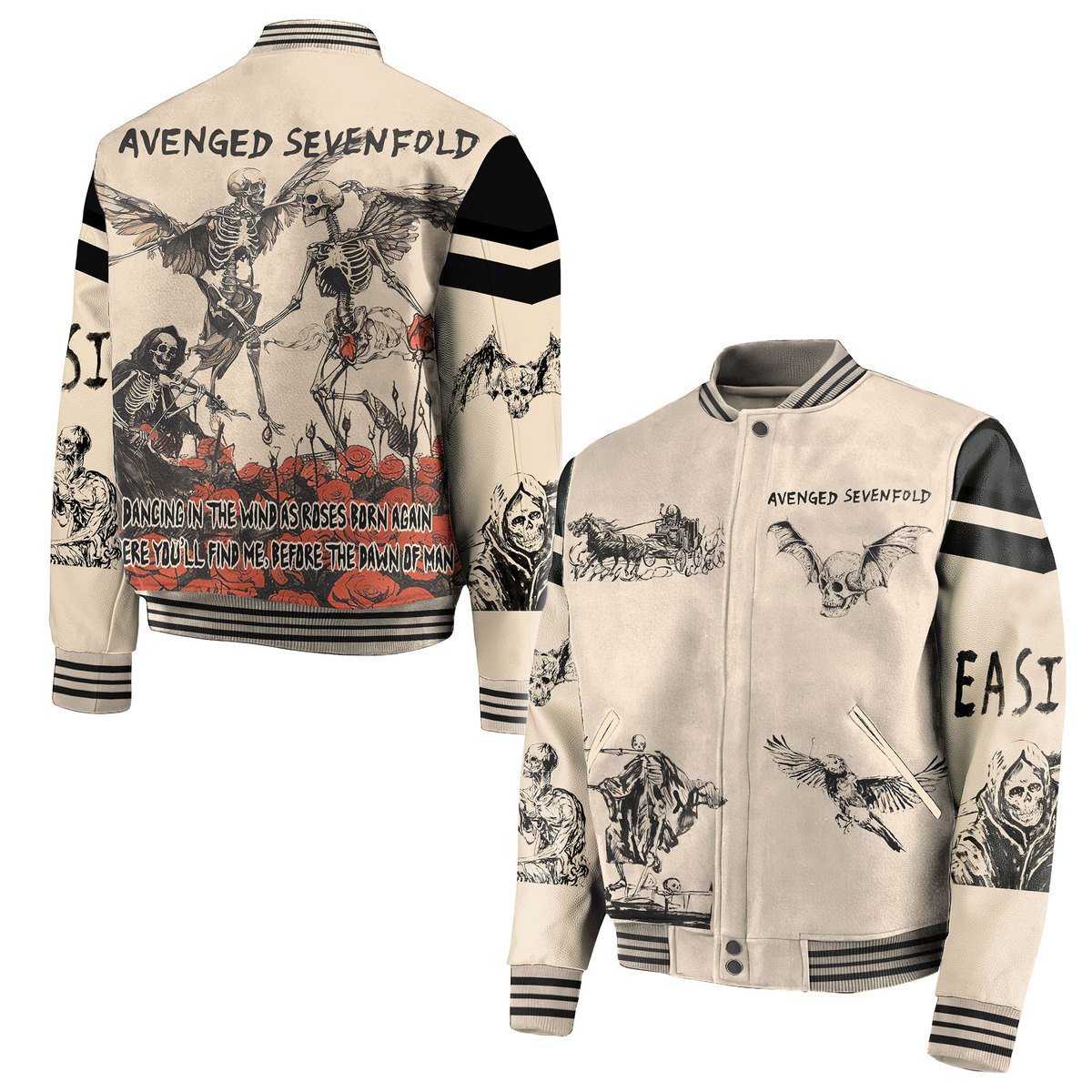 Avenged Sevenfold New Bomber Baseball Jacket For Fan