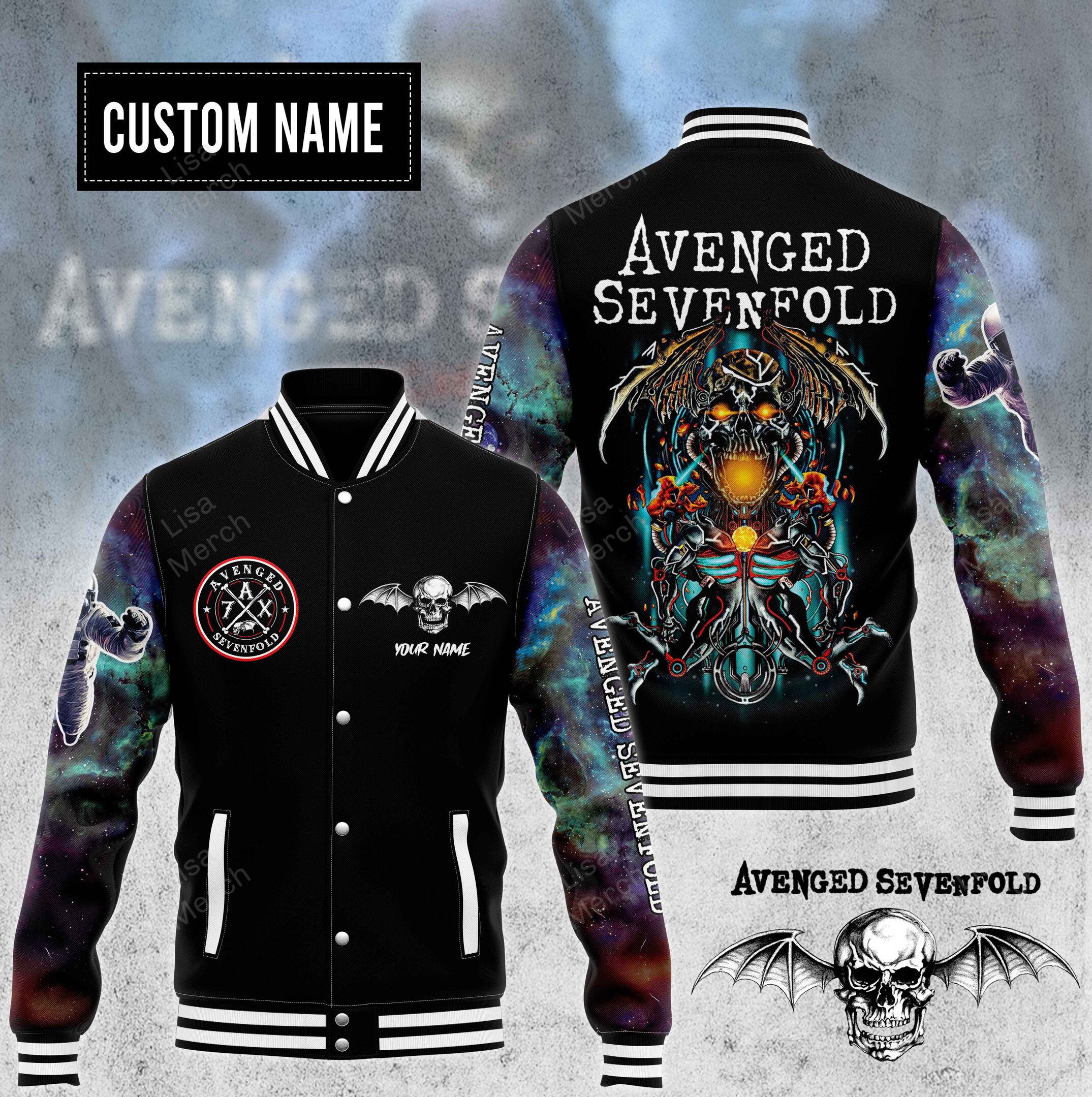 Avenged Sevenfold New Bomber Baseball Jacket For Fan