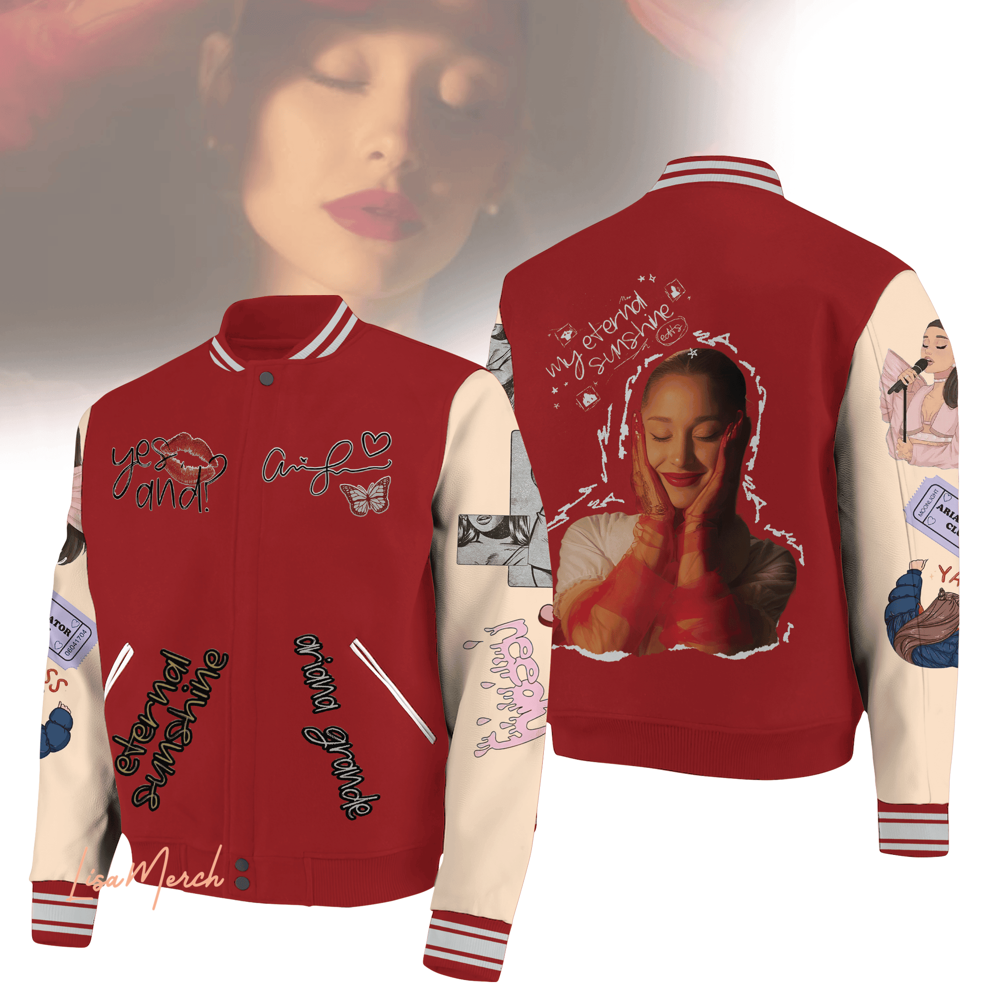 Ariana Grande New Bomber Baseball Jacket For Fan
