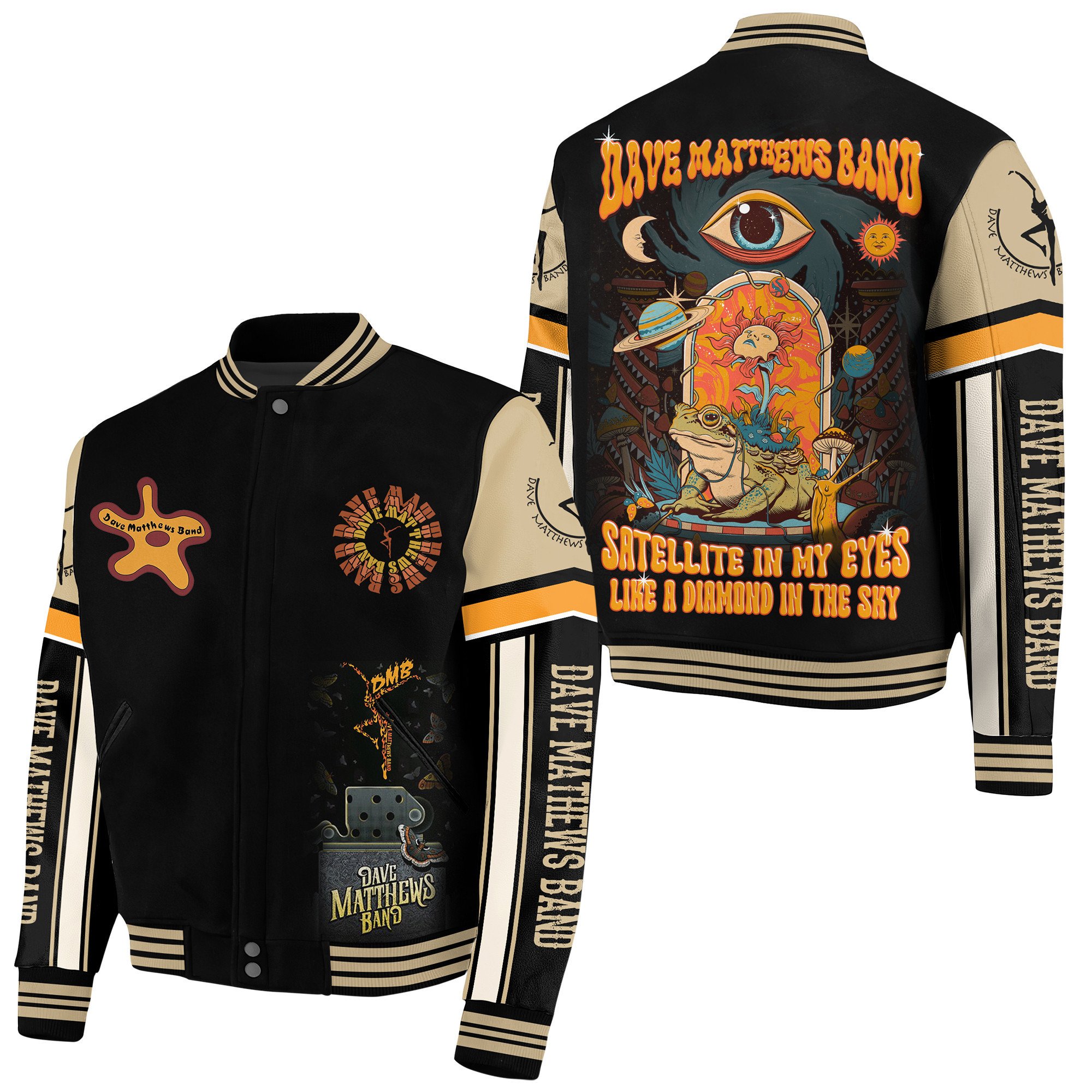 Dave Matthews Band New Bomber Baseball Jacket For Fan