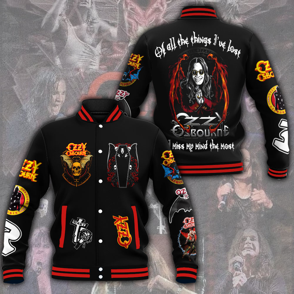Black Sabbath X Ozzy Osbourne Varsity Jacket