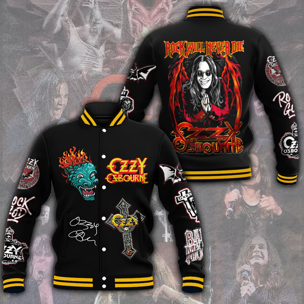 Black Sabbath X Ozzy Osbourne Varsity Jacket