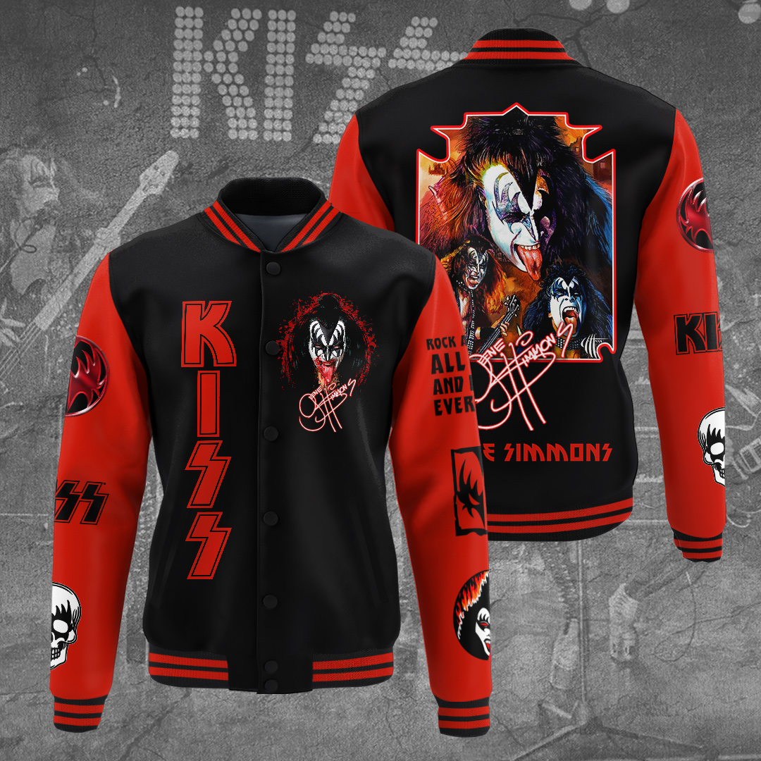 Kiss Red Prism Varsity  Demon Legacy Print