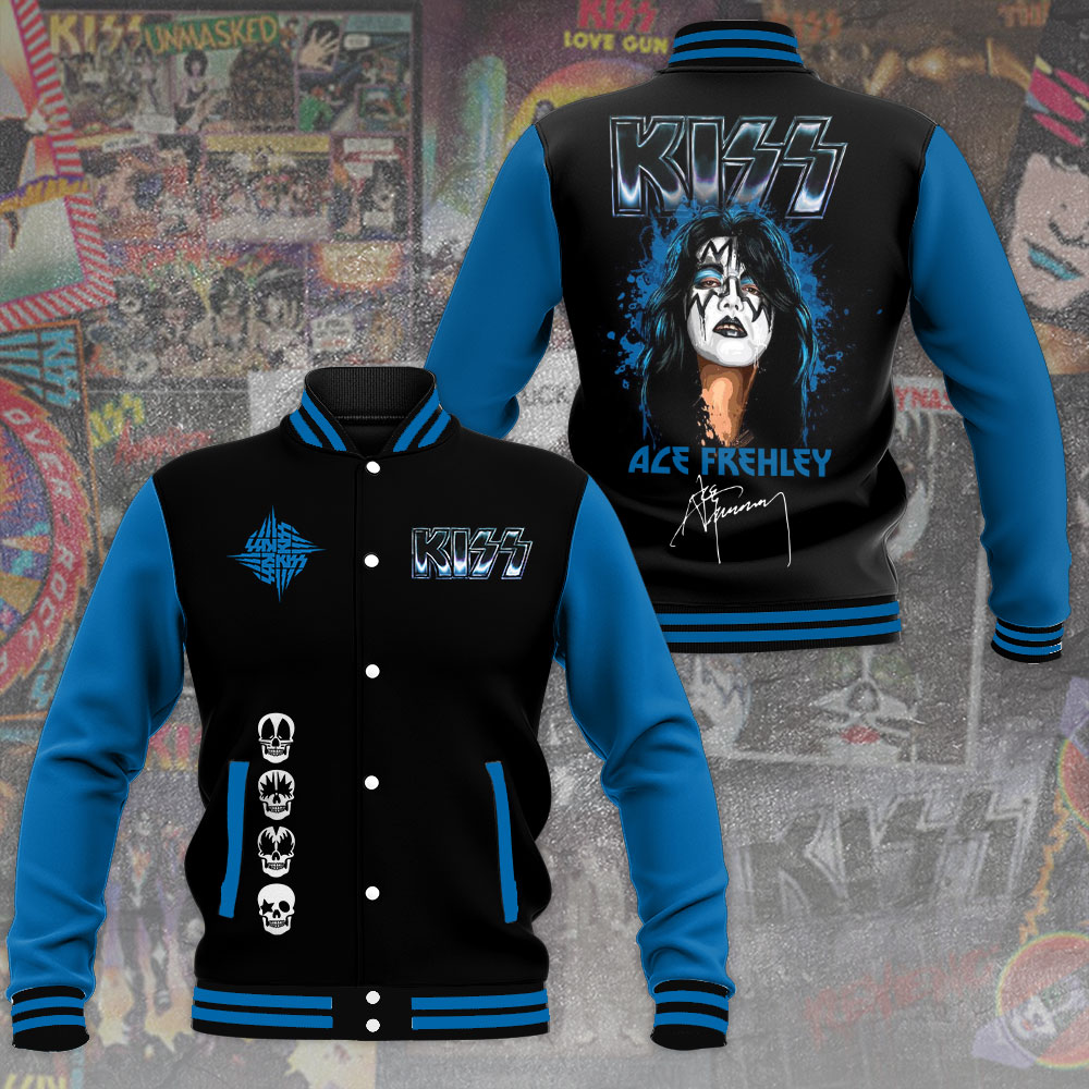 Kiss Rock N Roll Over Jacket  Blue Legacy Version