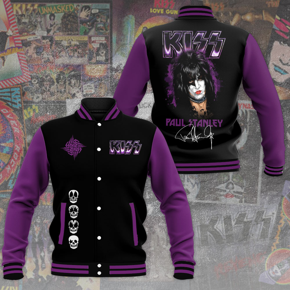Kiss Retro Vinyl Jacket  Black & White Throwback
