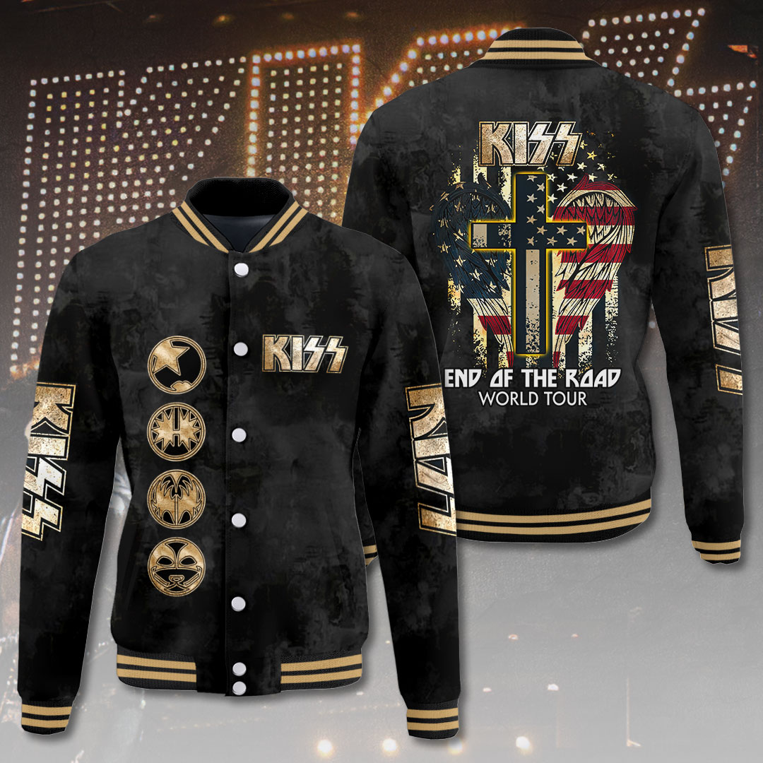 Kiss Hotter Than Hell Tour Jacket  Retro Orange Edition
