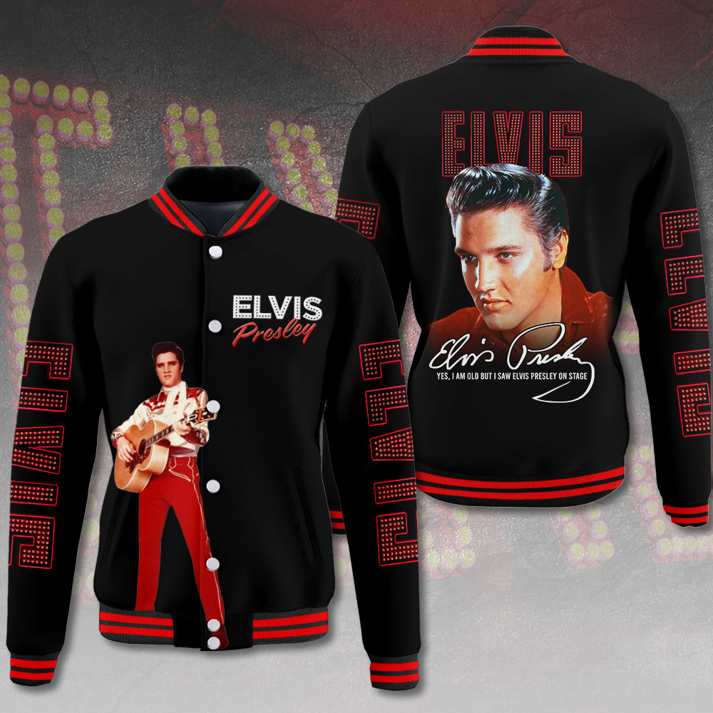 Elvis King Of Rock Jacket  Gold And Cream Edition