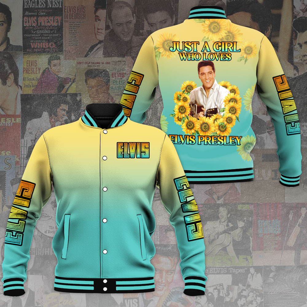 Elvis Inspired Yellow Black Varsity Jacket Collector Legacy Drop