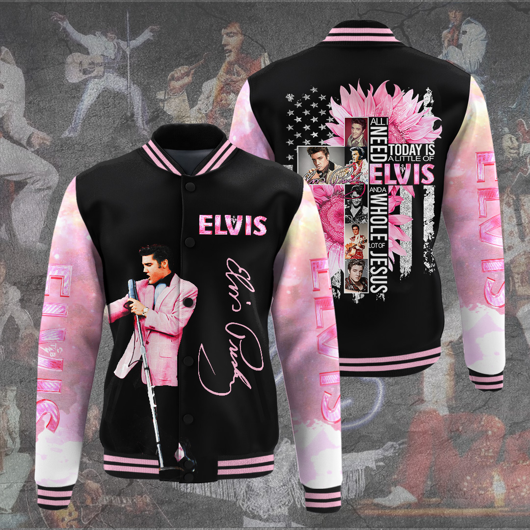 Elvis Presley Inspired Blue Lightning Varsity Jacket Collector