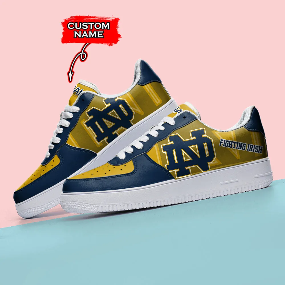 Notre Dame Fighting Irish Ncaa Sport Team Air Force 1 Shoes For Men And Women - Image 3