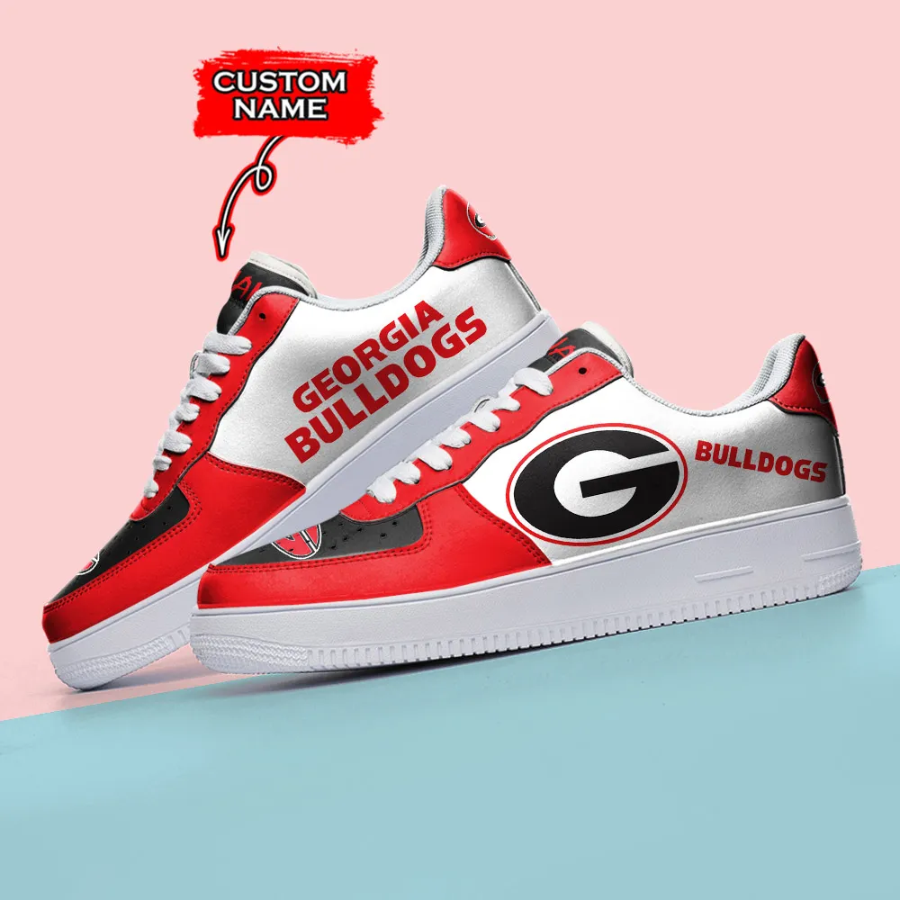 Georgia Bulldogs Ncaa Sport Team Air Force 1 Shoes For Men And Women - Image 3