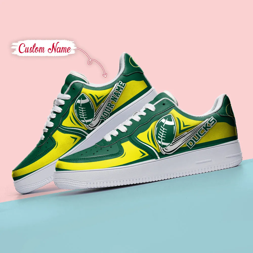 Oregon Ducks Ncaa Sport Team Air Force 1 Shoes For Men And Women - Image 3