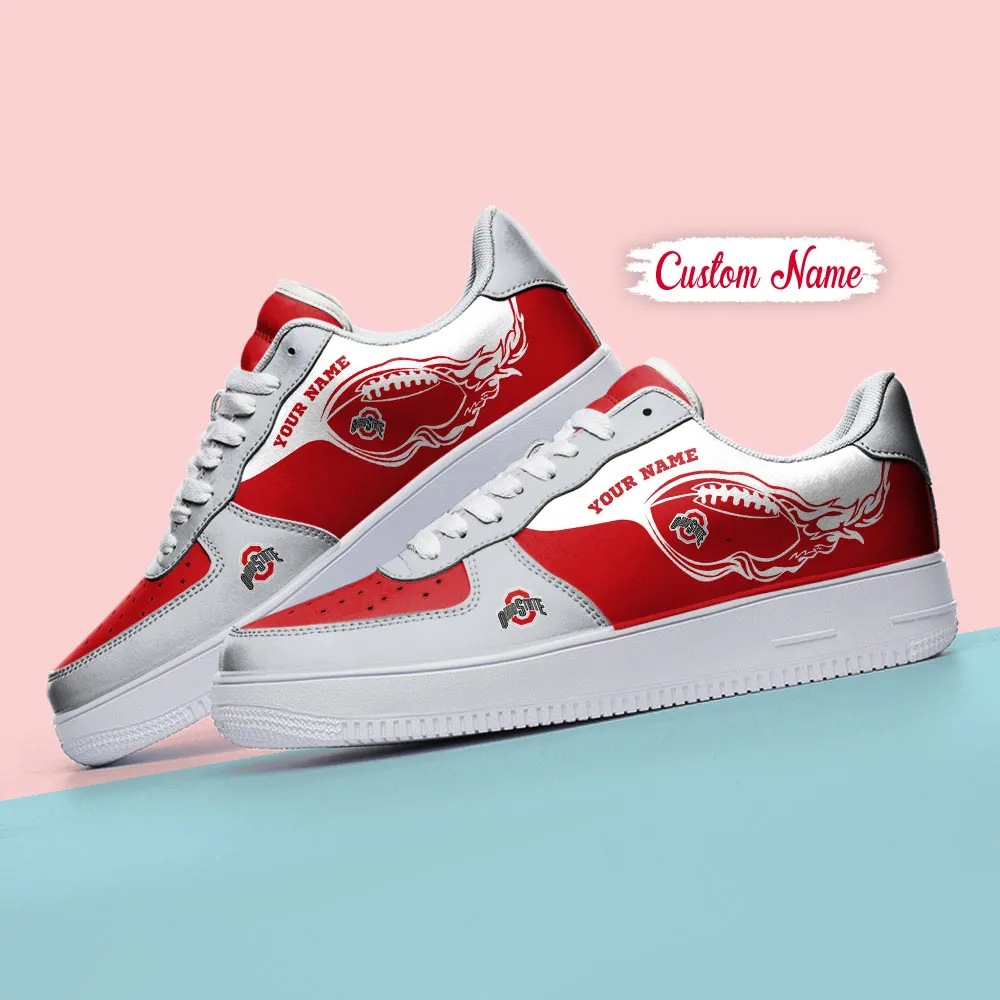 Ohio State Buckeyes Ncaa Sport Team Air Force 1 Shoes For Men And Women - Image 3