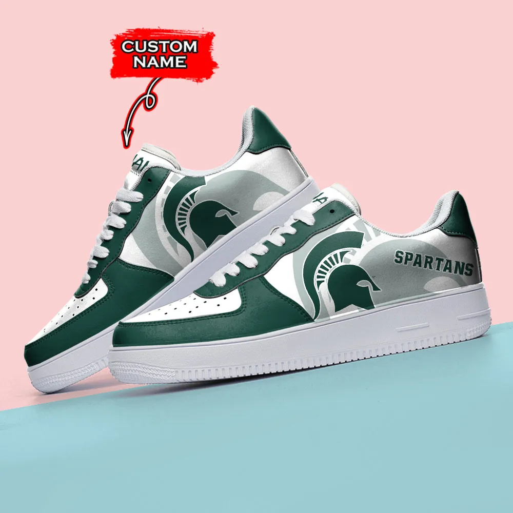 Michigan State Spartans Ncaa Sport Team Air Force 1 Shoes For Men And Women - Image 3