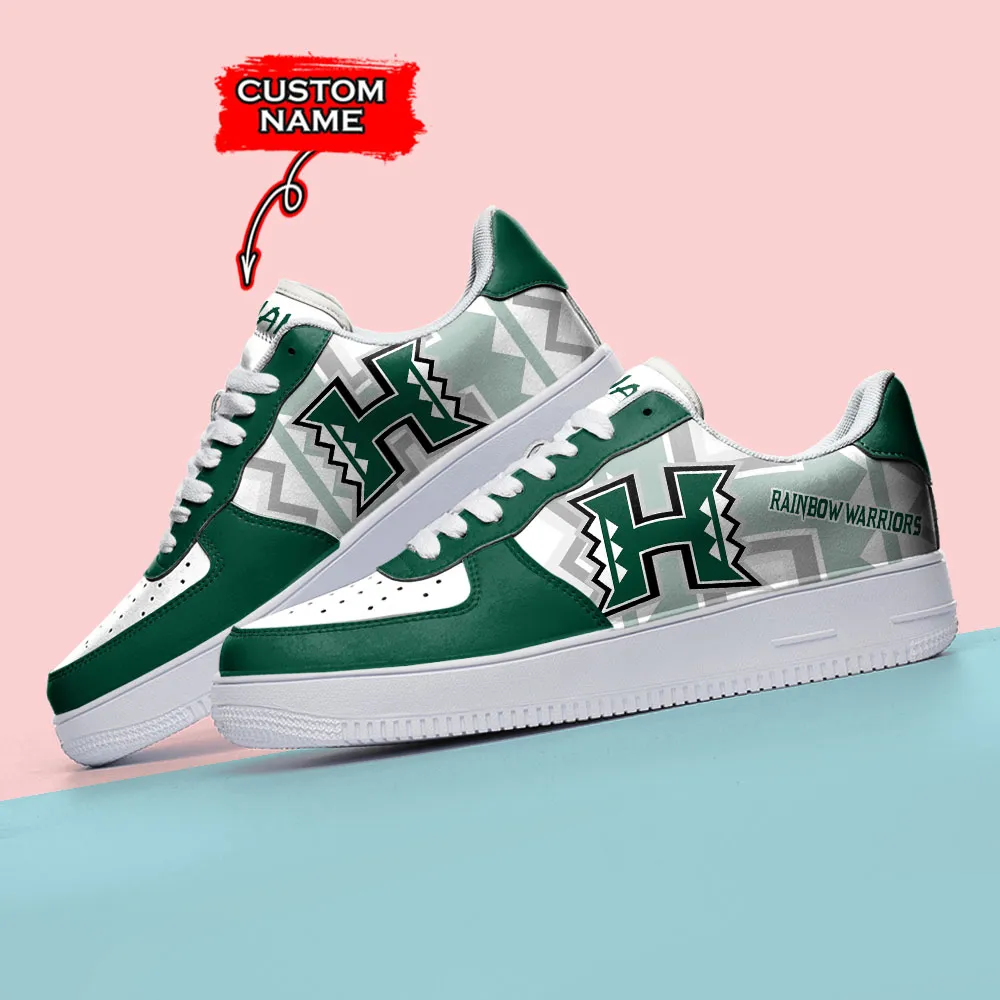 Hawaii Rainbow Warriors Ncaa Sport Team Air Force 1 Shoes For Men And Women - Image 3
