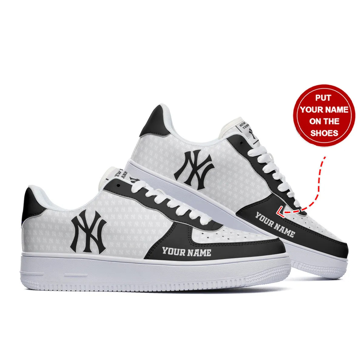 New York Yankees Mlb Sport Team Air Force 1 Shoes For Men And Women - Image 4
