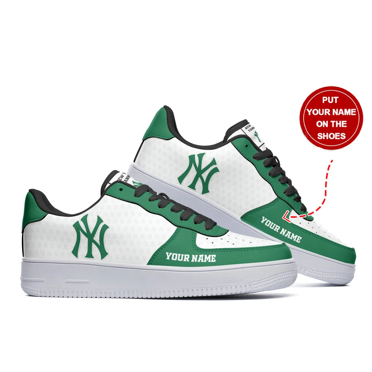 New York Yankees Mlb Sport Team Air Force 1 Shoes For Men And Women - Image 4