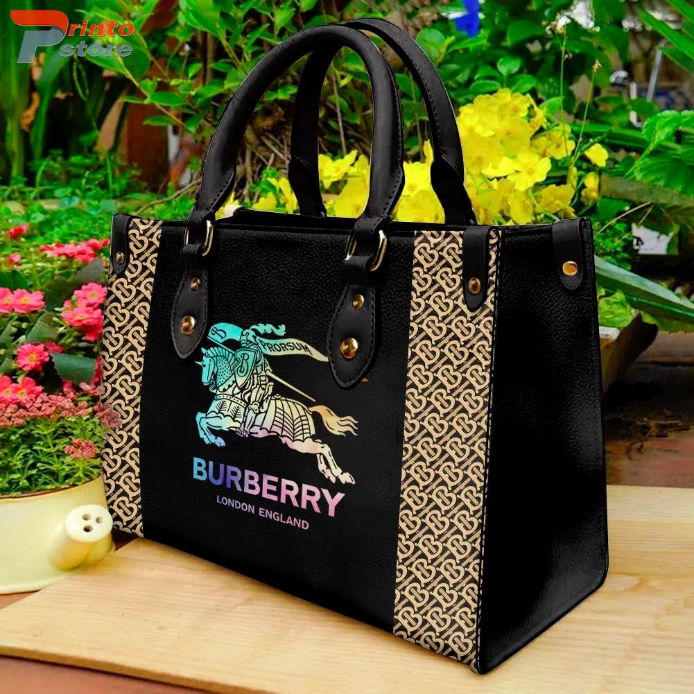 Burberry Animal Leather Handbag Luxury Burberry Bags 2025