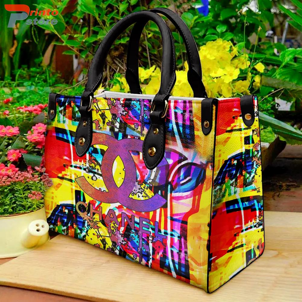 Chanel colorful graffiti Leather Handbag Luxury Chanel Bags 2025