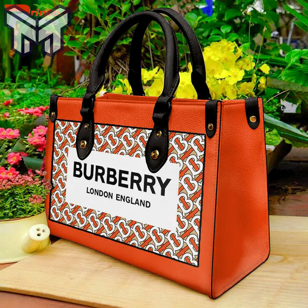Burberry Leather Handbag Luxury Brand Burberry Bags 2025