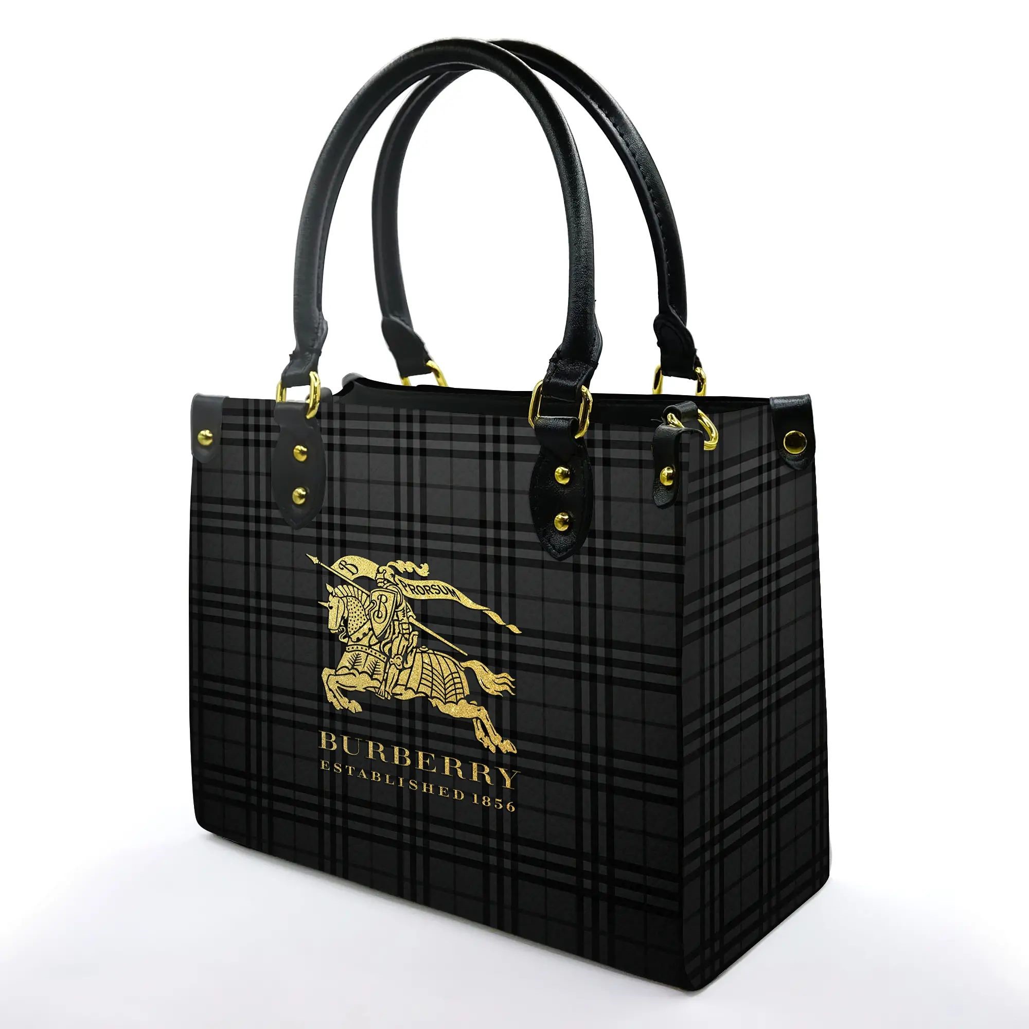 Burberry Women Leather Handbag Purse