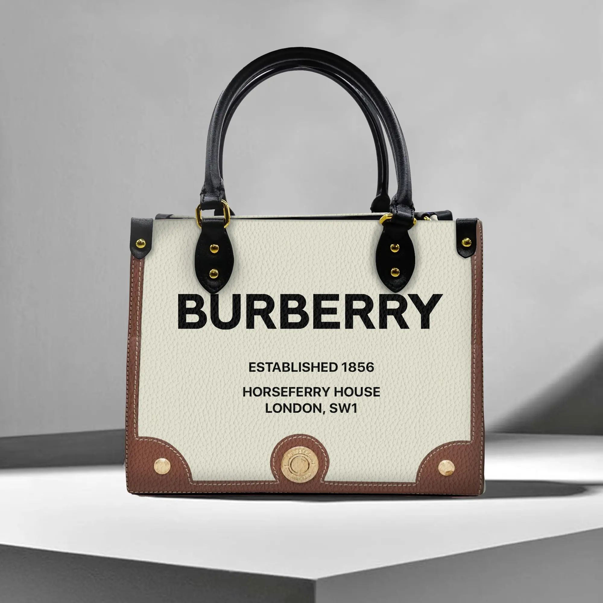Burberry Women Leather Handbag Purse
