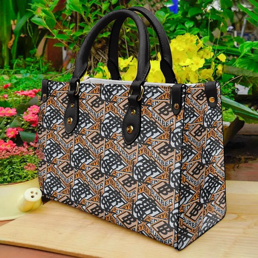 Burberry Leather Handbag Purse Luxury