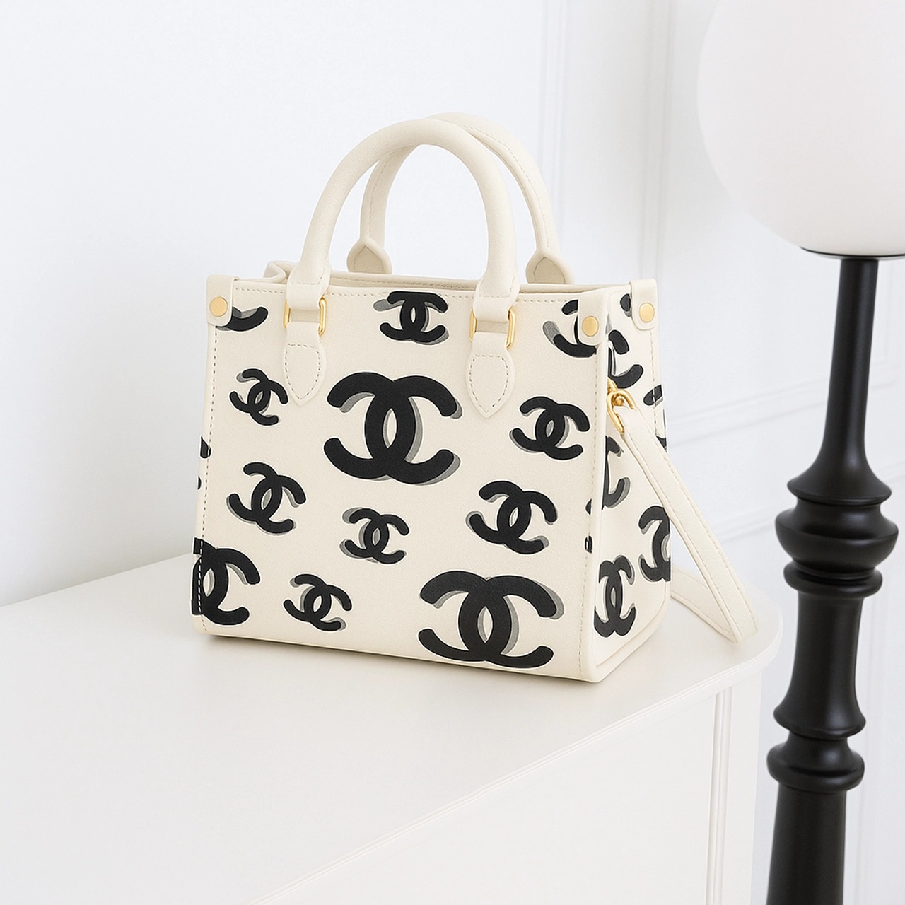 Chanel Black Women Premium Leather Handbag Limited Edition 2025