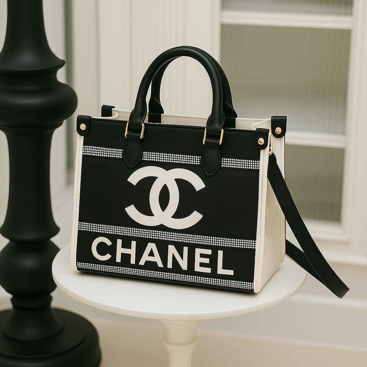 CHANEL Premium Leather Handbag Limited Edition