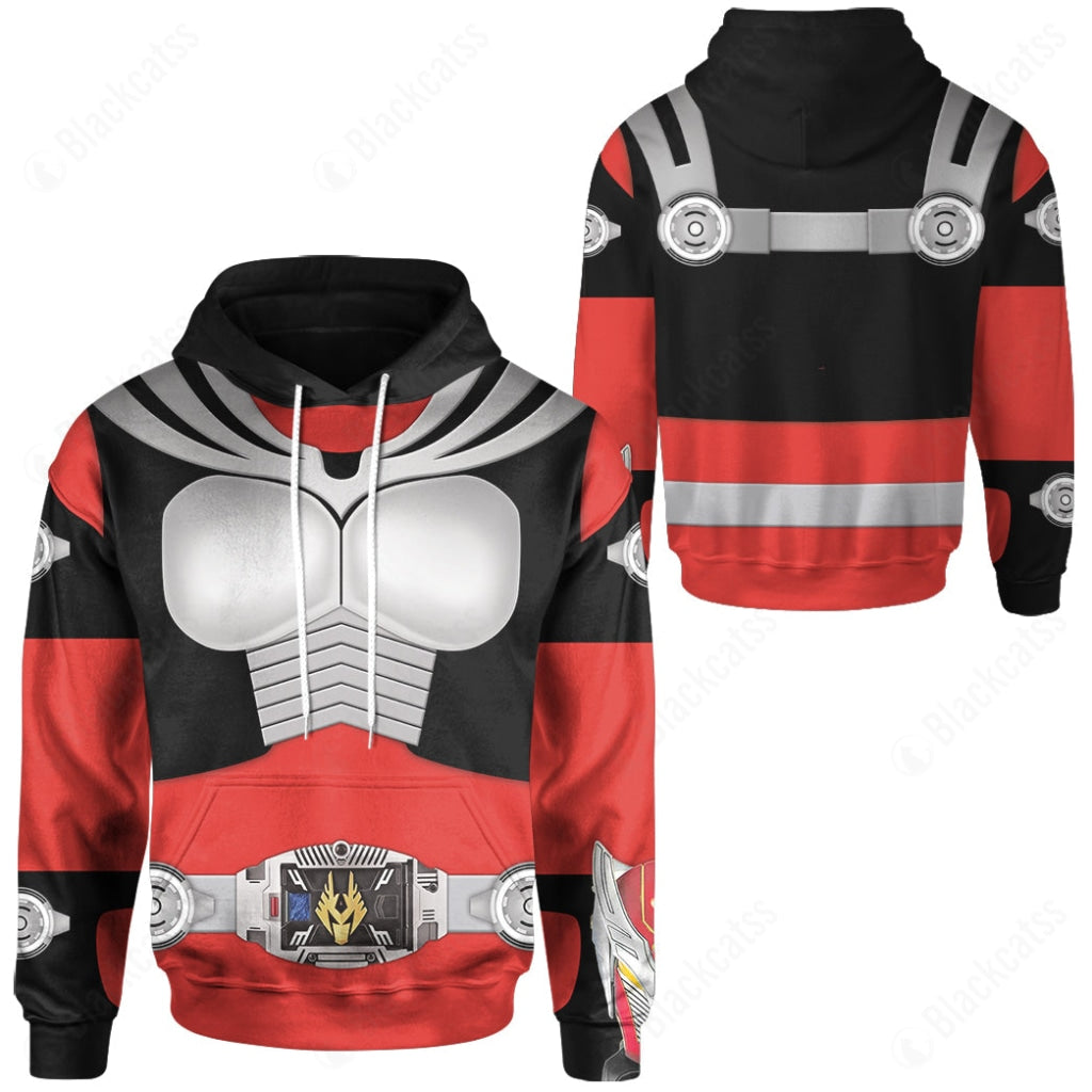 Kamen Rider Ryuki Costume Cosplay Hoodie Tracksuiit Sweatpants Cosplaytracksuit - Image 3