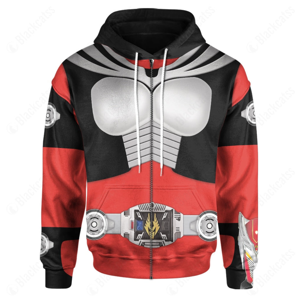 Kamen Rider Ryuki Costume Cosplay Hoodie Tracksuiit Sweatpants Cosplaytracksuit - Image 4