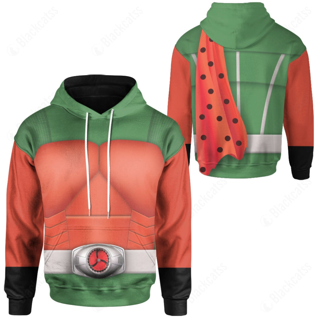 Kamen Rider Black Rx Skyrider Costume Cosplay Hoodie Tracksuiit Sweatpants Cosplaytracksuit - Image 3