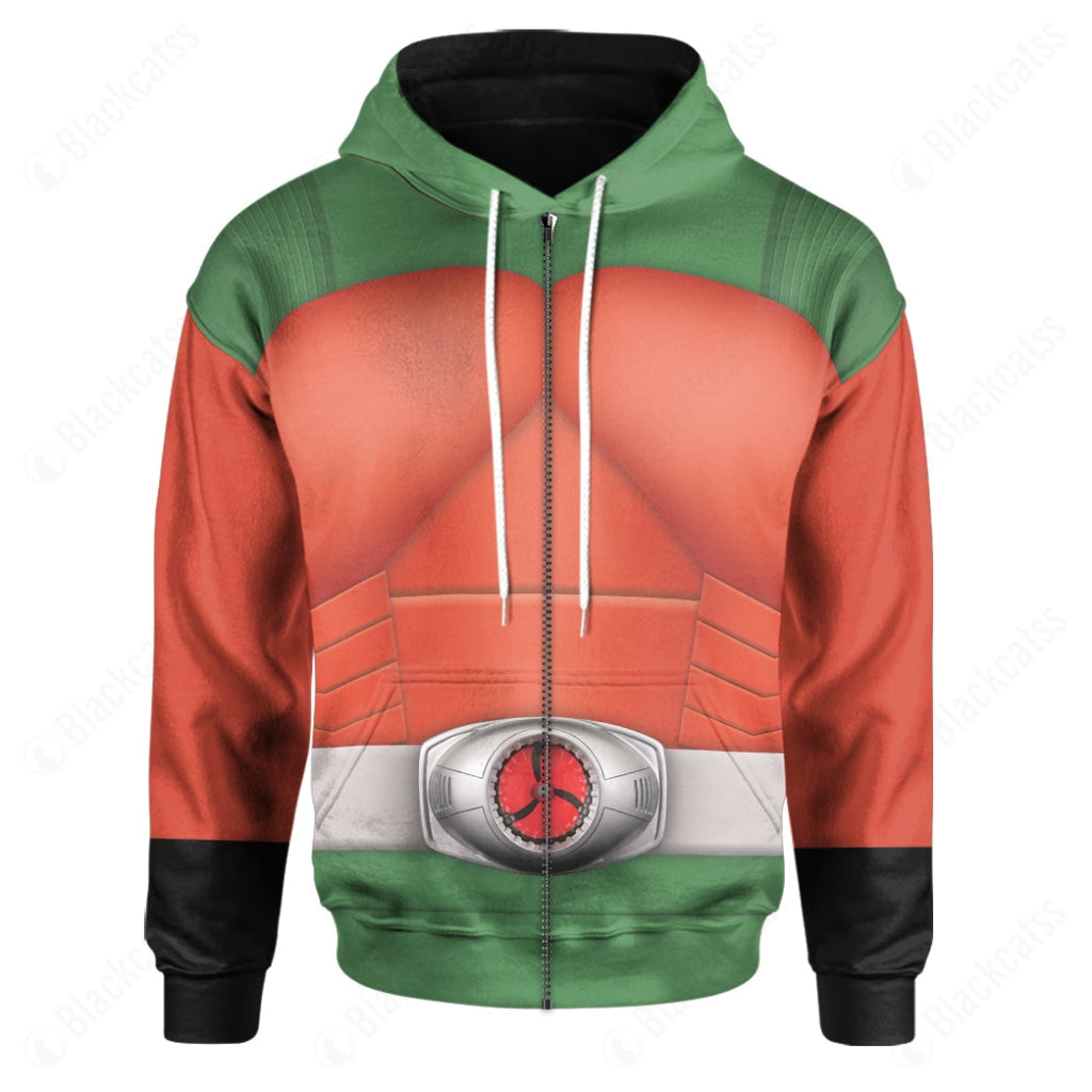 Kamen Rider Black Rx Skyrider Costume Cosplay Hoodie Tracksuiit Sweatpants Cosplaytracksuit - Image 4