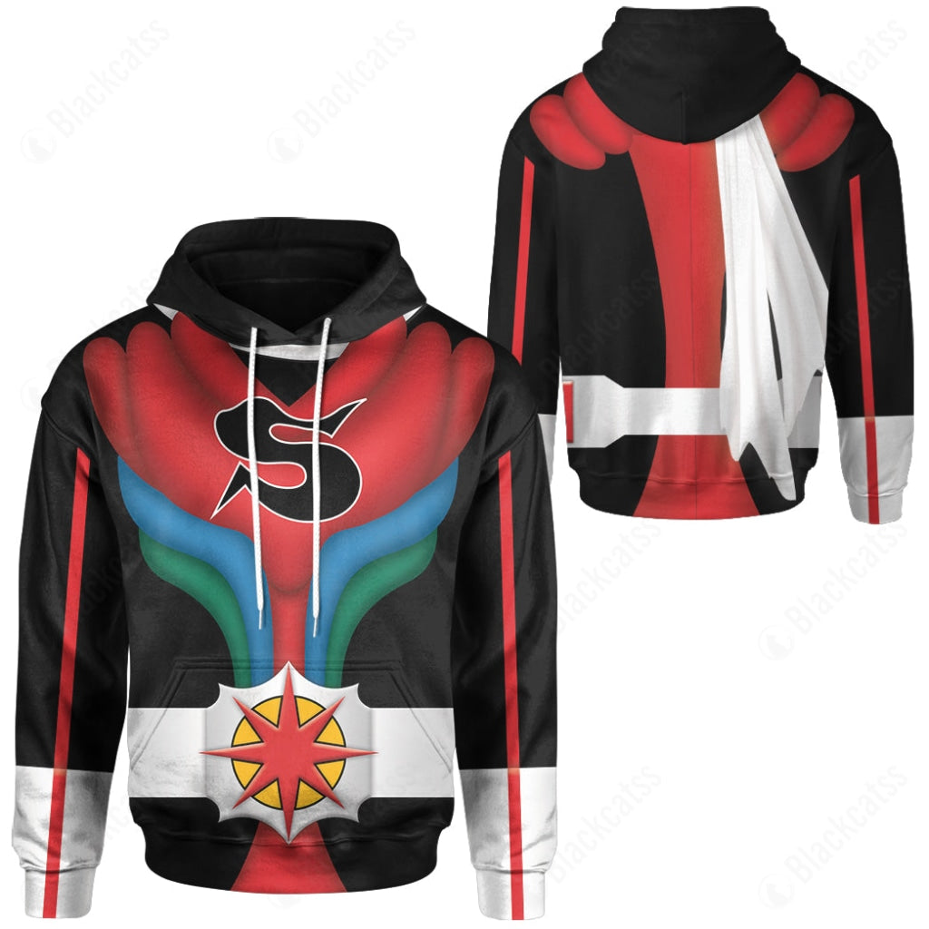Kamen Rider Black Rx Kamen Rider Stronger Costume Cosplay Hoodie Tracksuiit Sweatpants Cosplaytracksuit - Image 3