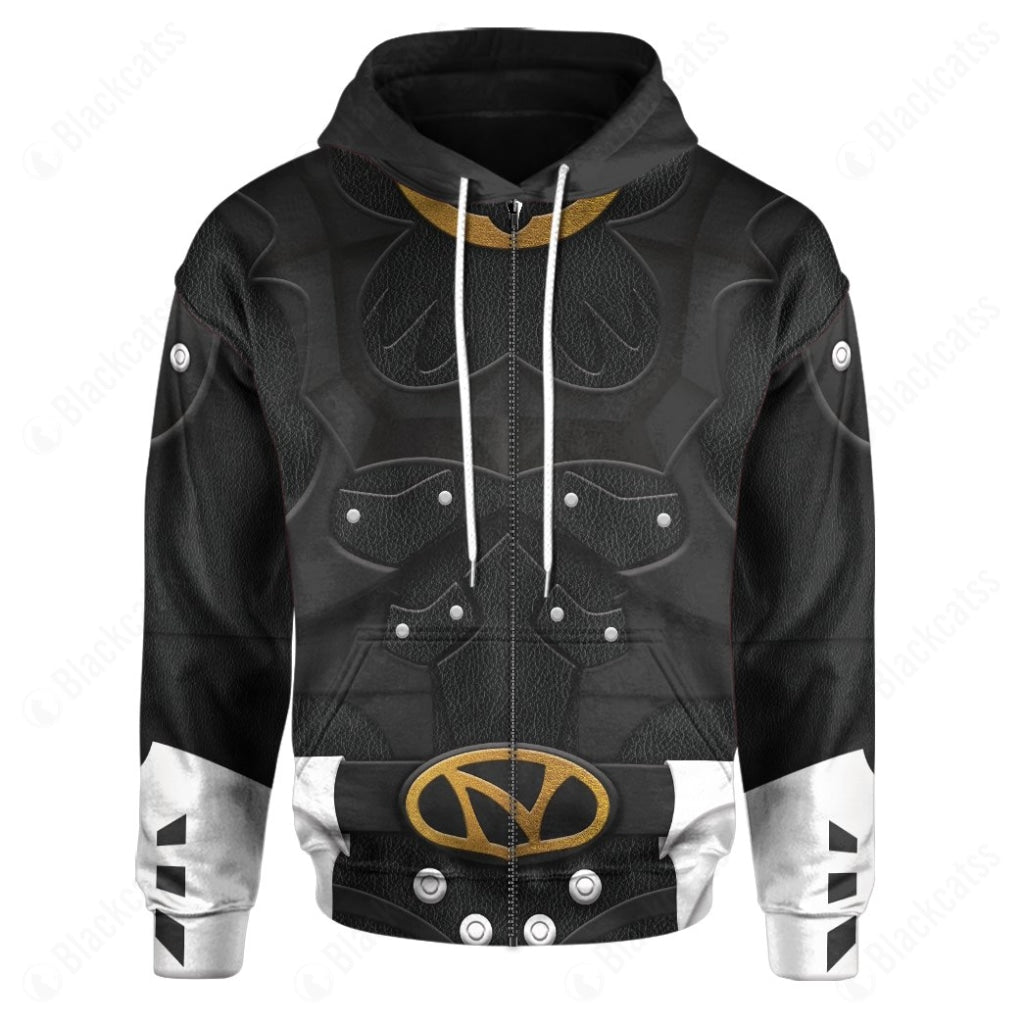 Psycho Rangers Black Psycho Costume Cosplay Hoodie Tracksuiit Sweatpants Cosplaytracksuit - Image 4