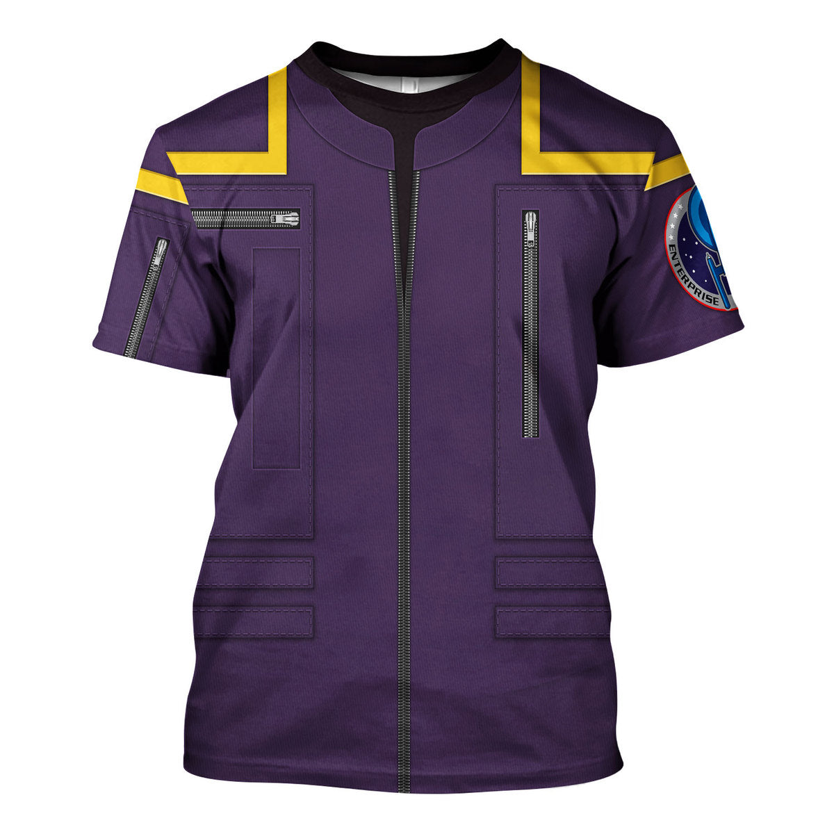 Enterprise Uniform Cosplay Hoodie  Ziphoodie Sweatpants Apparel - Image 4