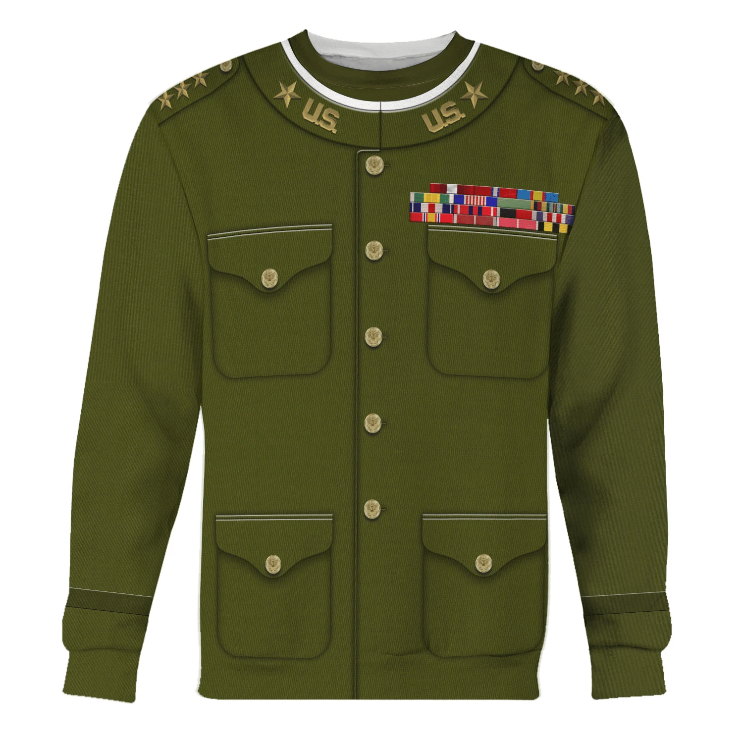 General Peyton C. March Costume Cosplay Hoodie Tracksuiit Sweatpants Cosplaytracksuit - Image 3