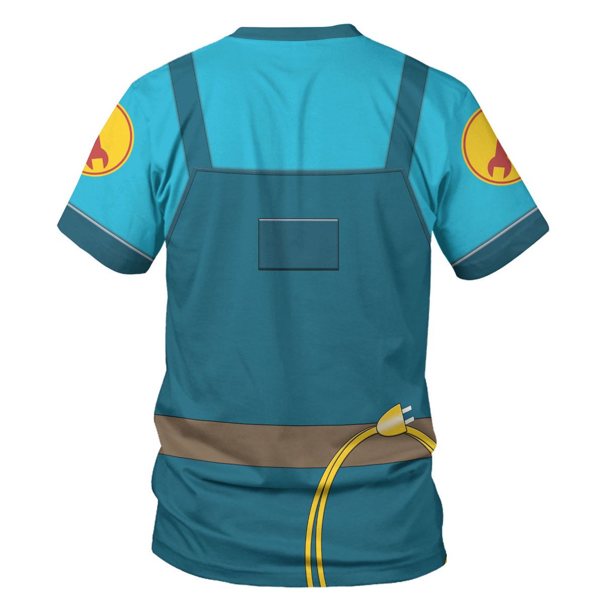 Engineer Blue Team Tf2 Hoodie Cosplay Tracksuit  Sweatpants  - Image 4
